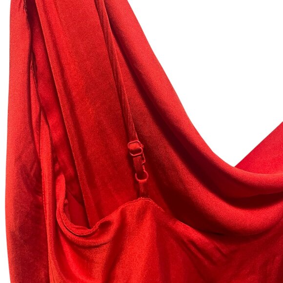Bardot Red Midi Dress - Picture 4 of 7